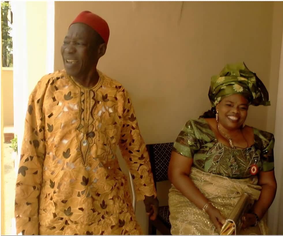 Pa. Ogunor with his cousin, both smiling